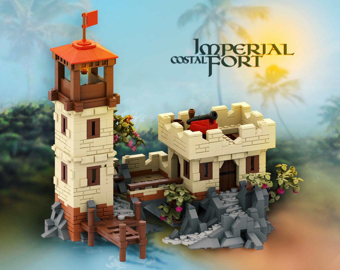 Pirates inspired Imperial Coastal Fort