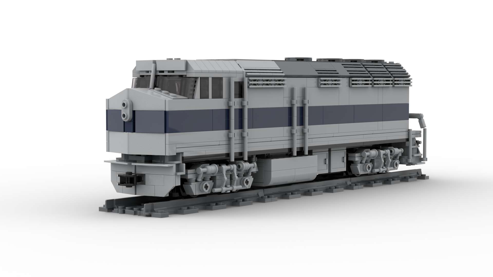 EMD F40PH Amtrak Phase IV O scale 1:48 (with interior)