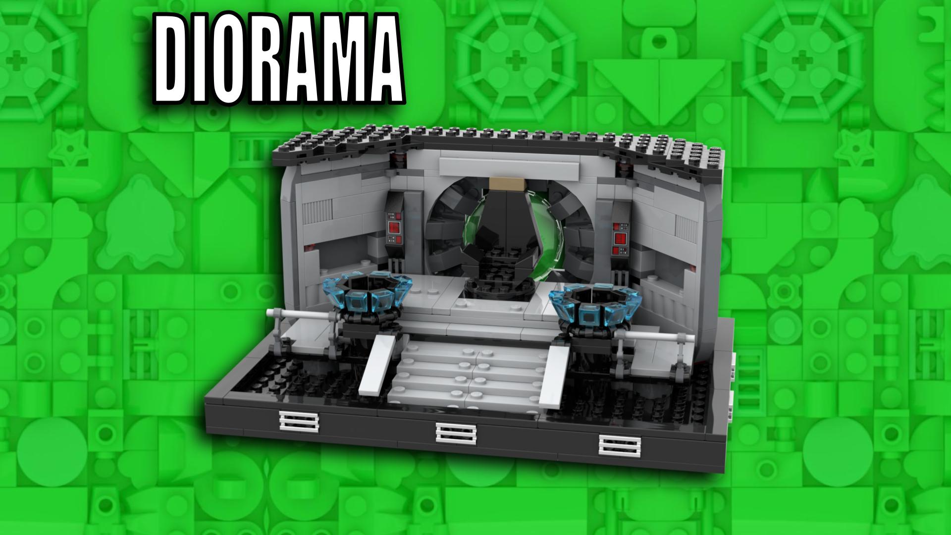 £3 - Throne Room Duel Diorama [FREE base linked] alternate build