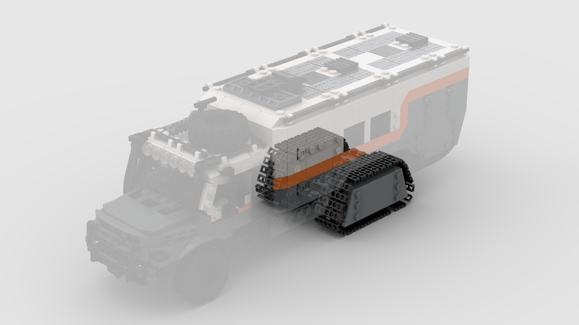 Tracks modification for Mercedes-Benz Zetros Expedition