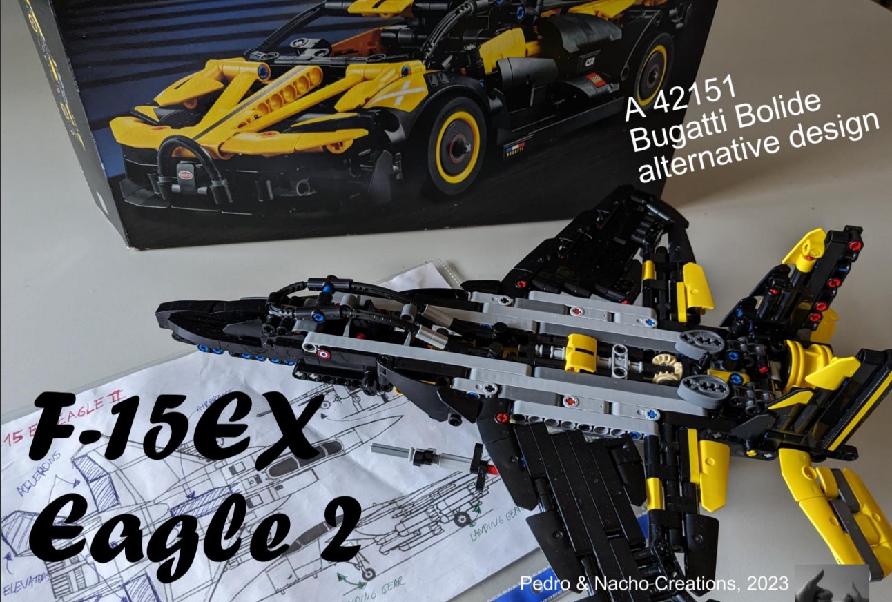 F-15EX Eagle II (42151 Bugatti Bolide)