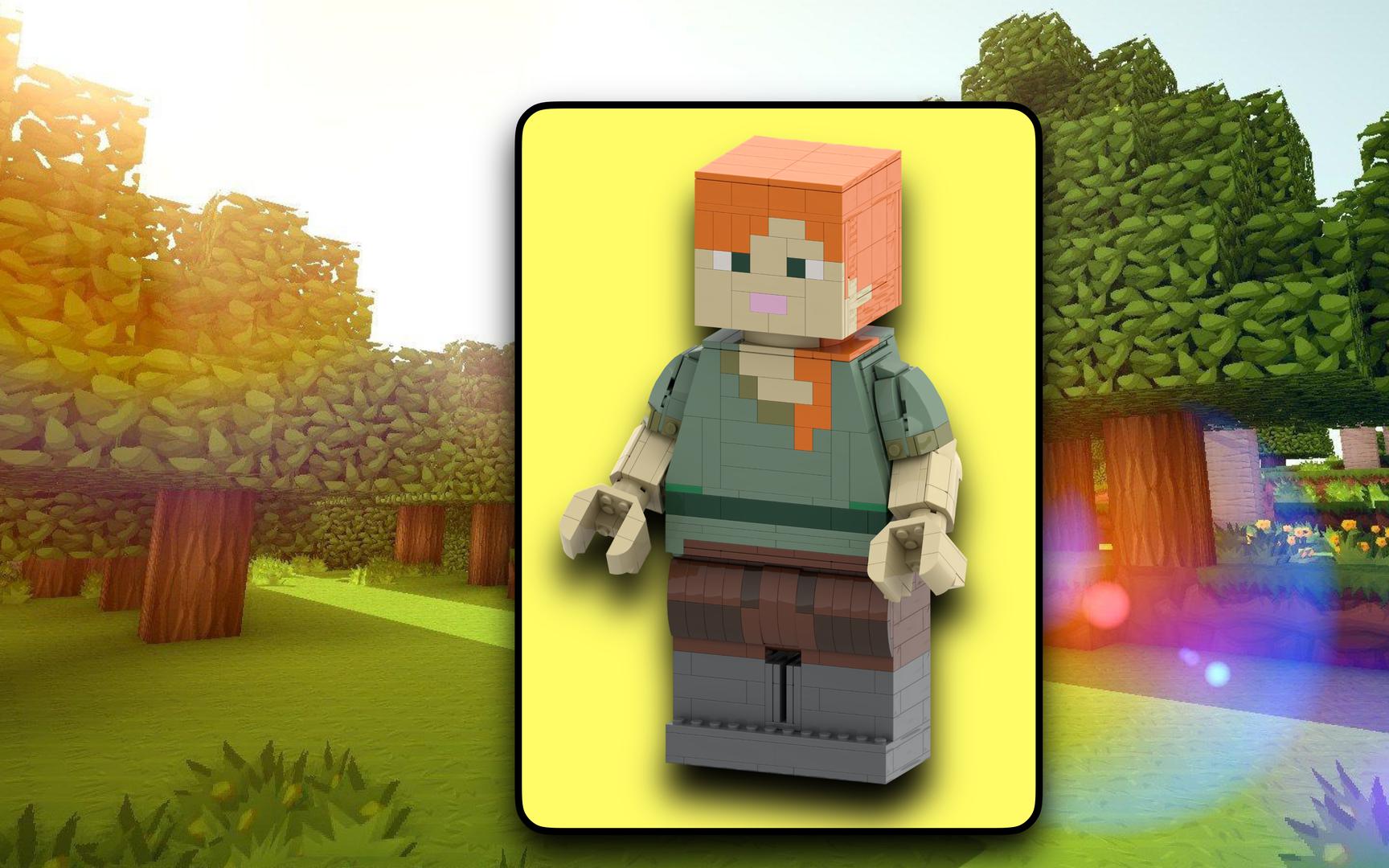 Up-Scaled Lego Alex Minifigure