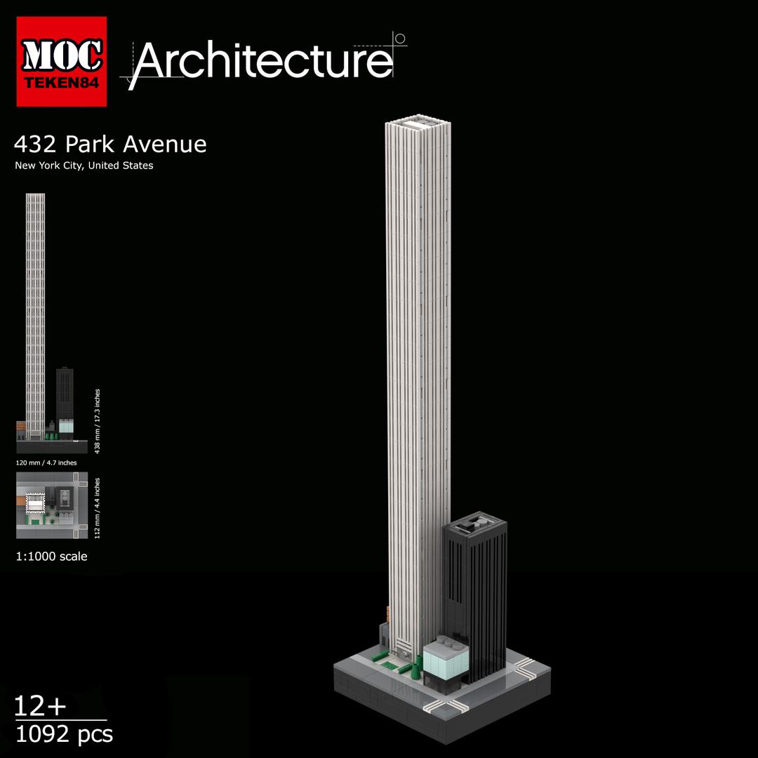432 Park Avenue (1:1000 scale)