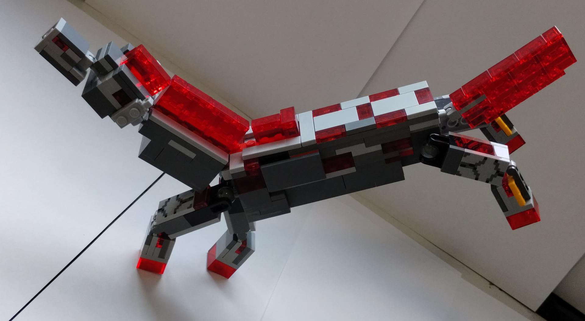 21162-1 Minecraft Dungeon Horse Redstone Golem alternate build