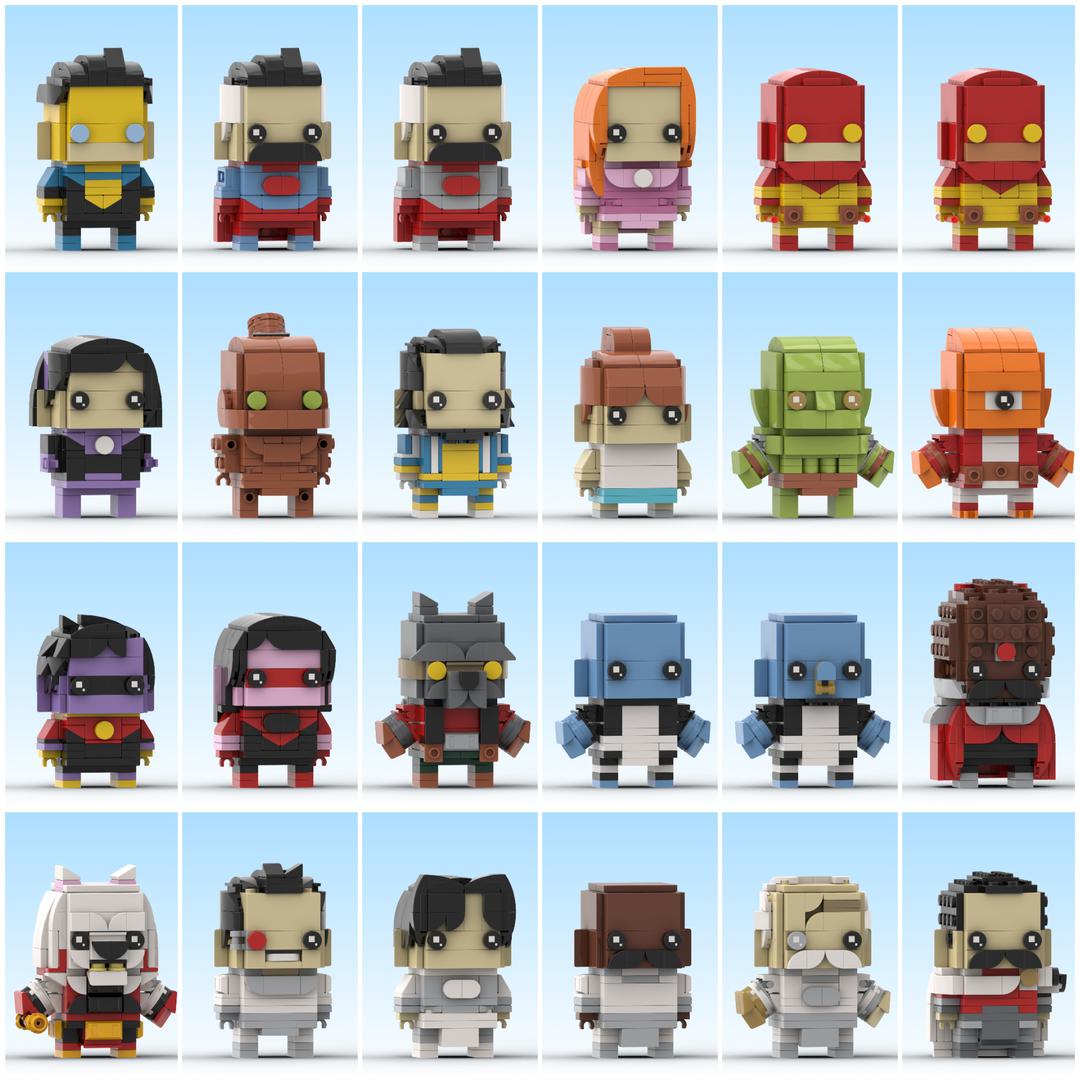 Invincible Custom Brickheadz Collection (MOC-158369) - LEGO MOC | MOC ...