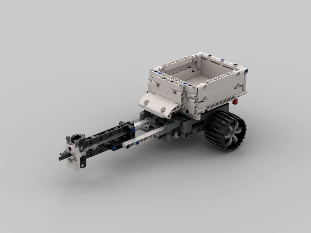 42158 Trailer with Drive Axle for Single-Axle Tractors alternate build