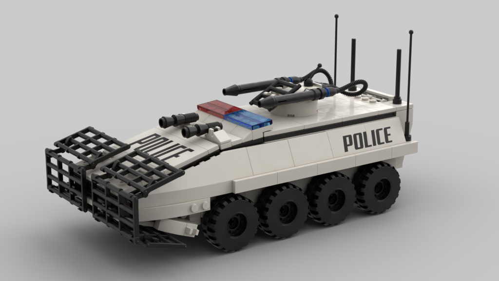 Futuristic Police Riot Vehicle