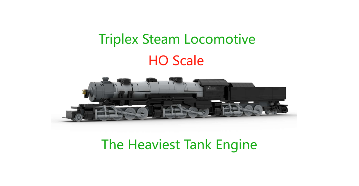 Erie Class P1 2-8-8-8-2 Triplex Locomotive 1/87 HO scale