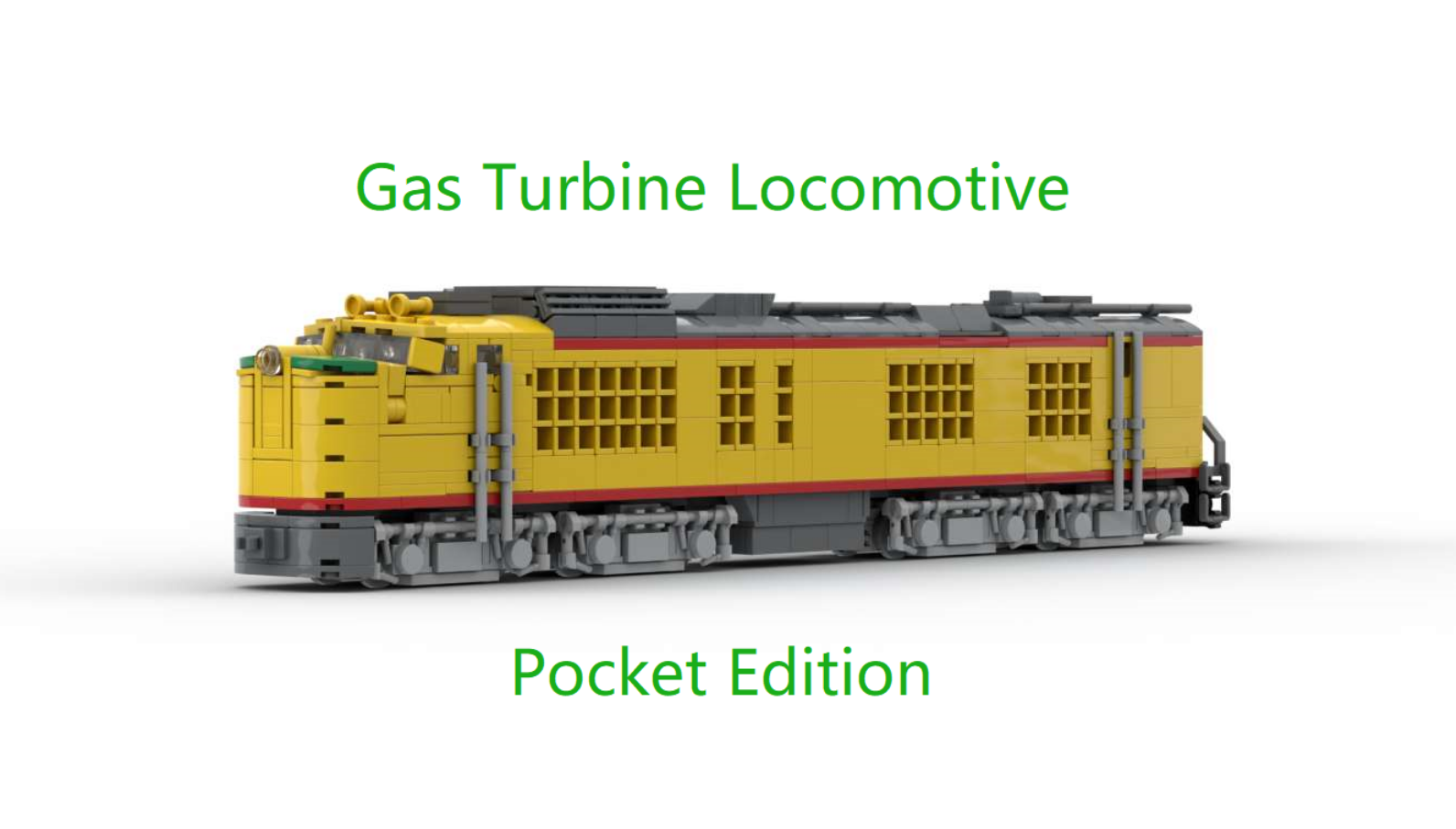 GE GTEL 1st Gen Union Pacific Gas Turbine Locomotive Pocket Edition