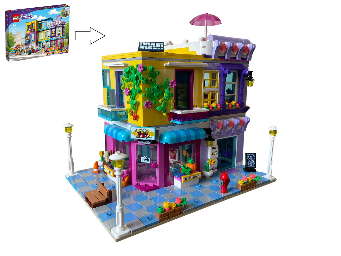 Corner Store and Coffee Shop Modular Alternate build of 41704