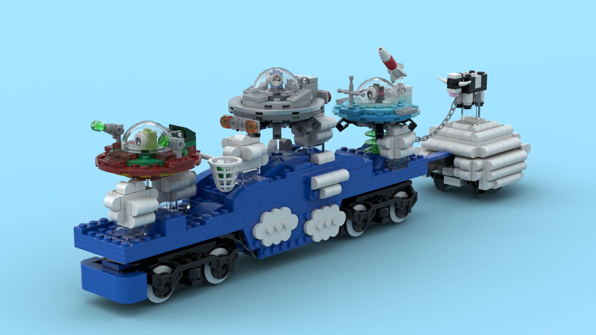 Motorized UFO thieves