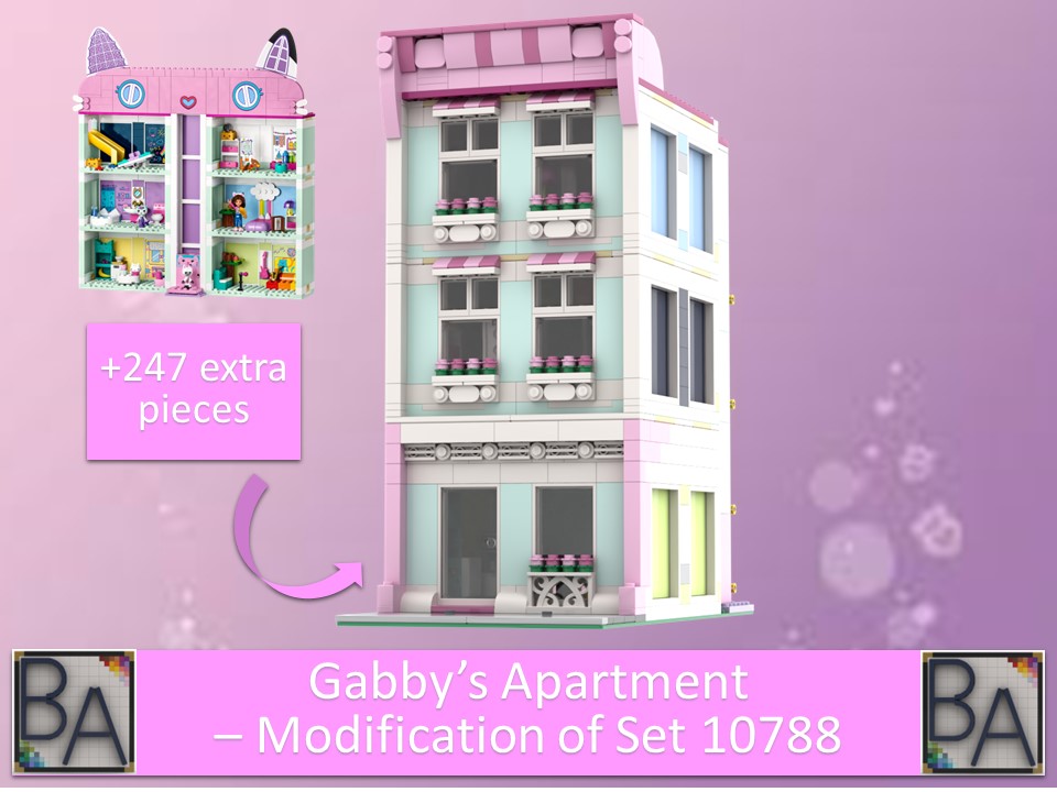 Gabby's Apartment - Modification of Set 10788
