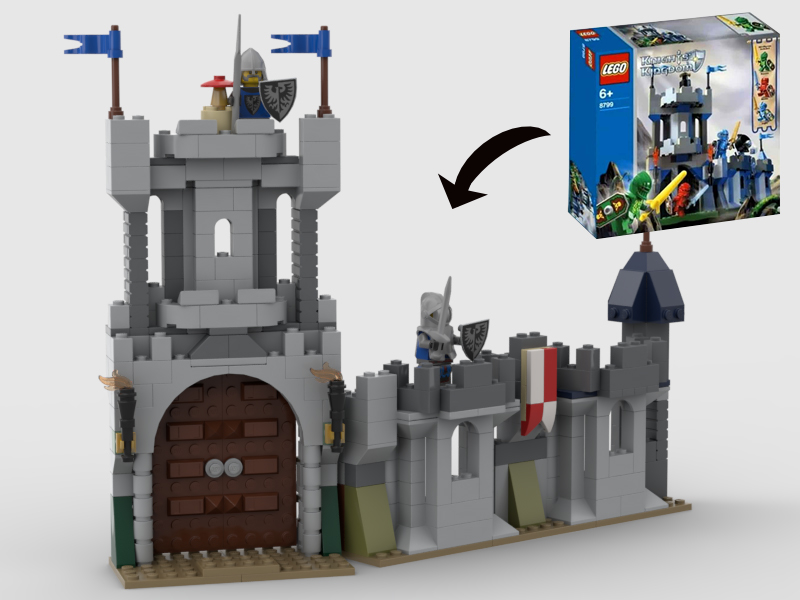 31120: Knight's Castle Wall Remake