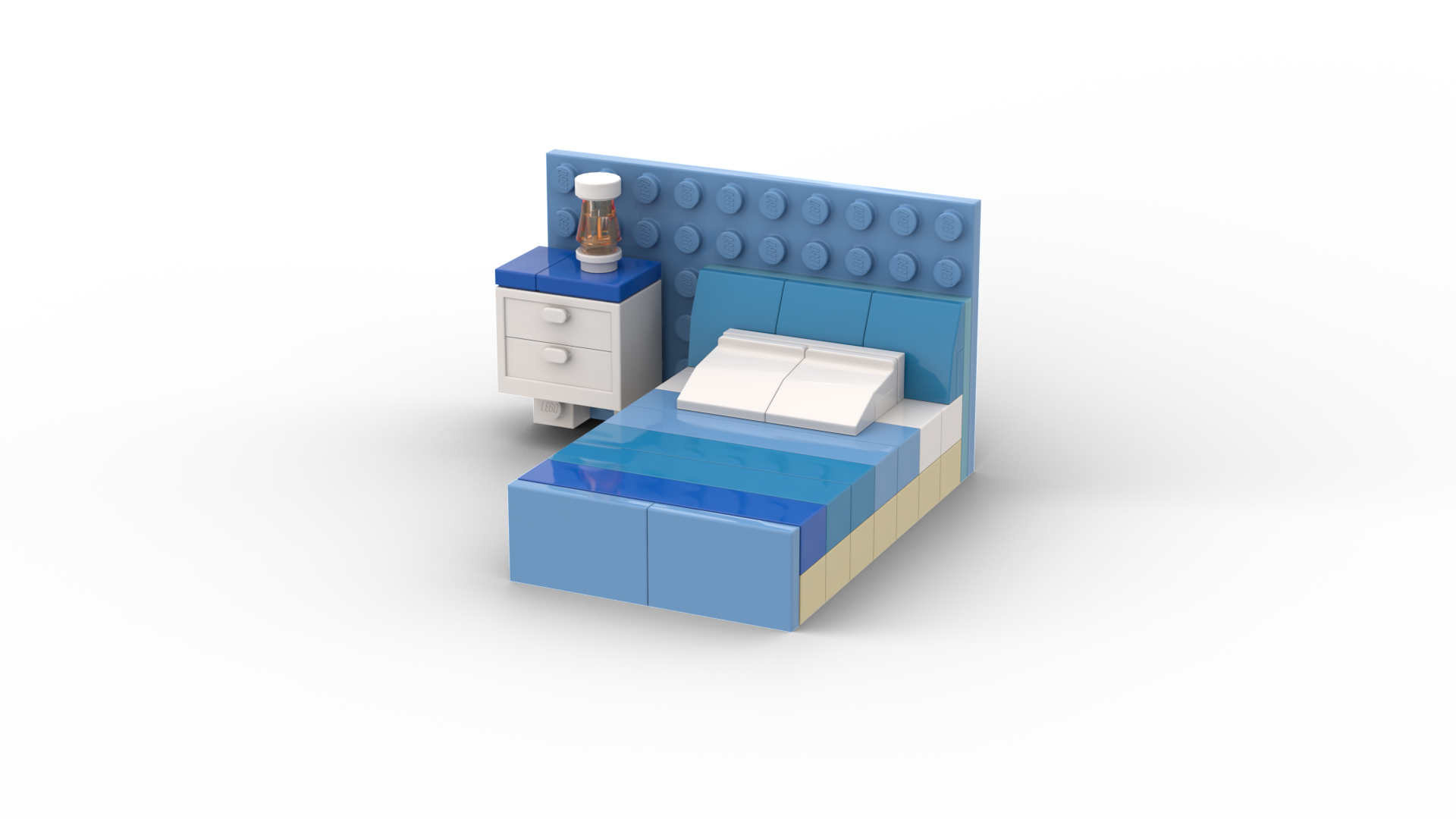 Lego bed 02 - Rich kid model