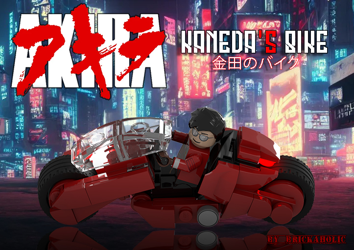 LEGO KANEDA'S BIKE - AKIRA - Original and naked version