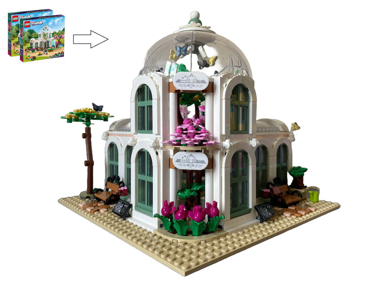 Botanical Gardens Corner Alternate build of 2x 41757