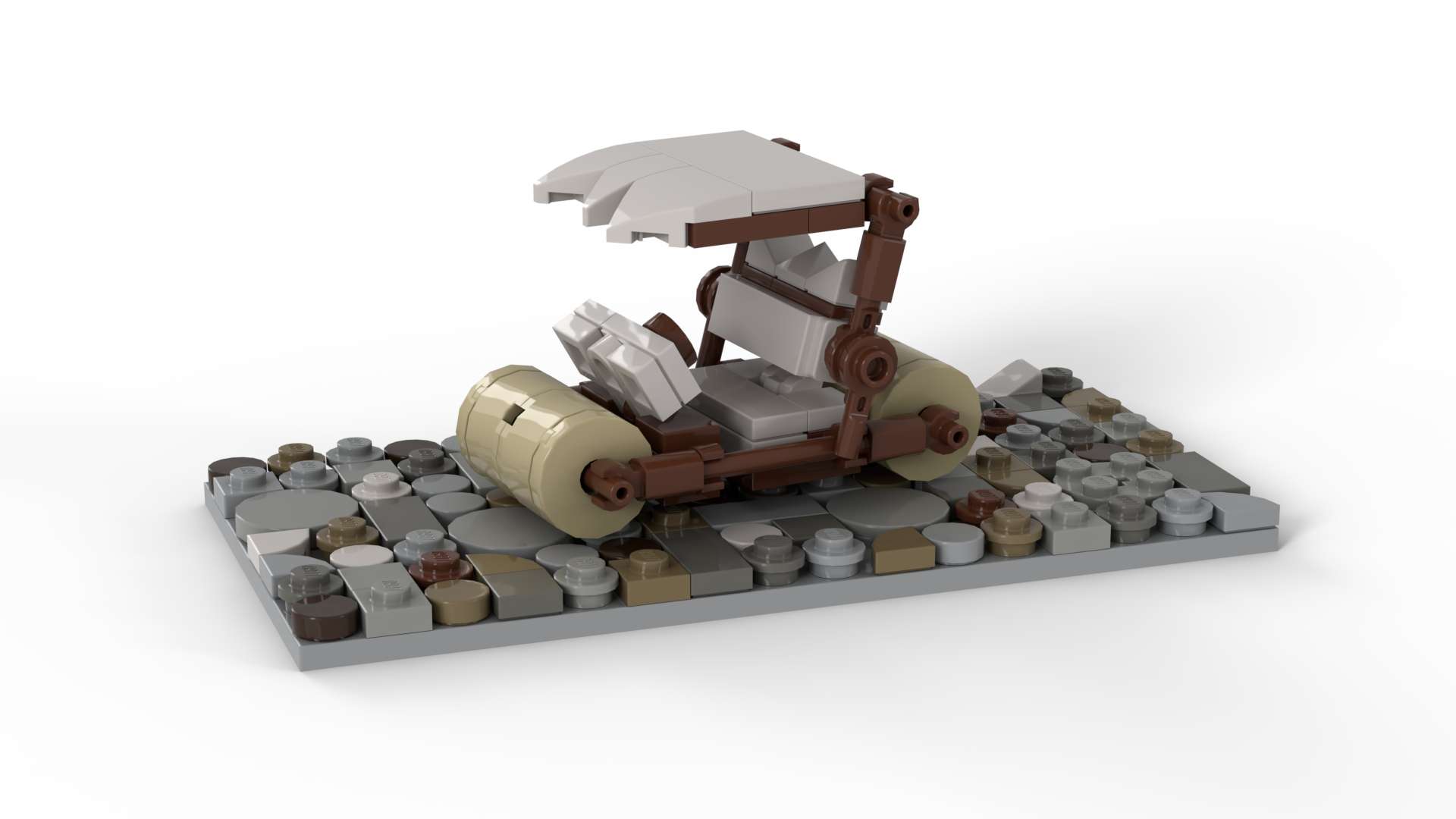 Mini Flintstone's car