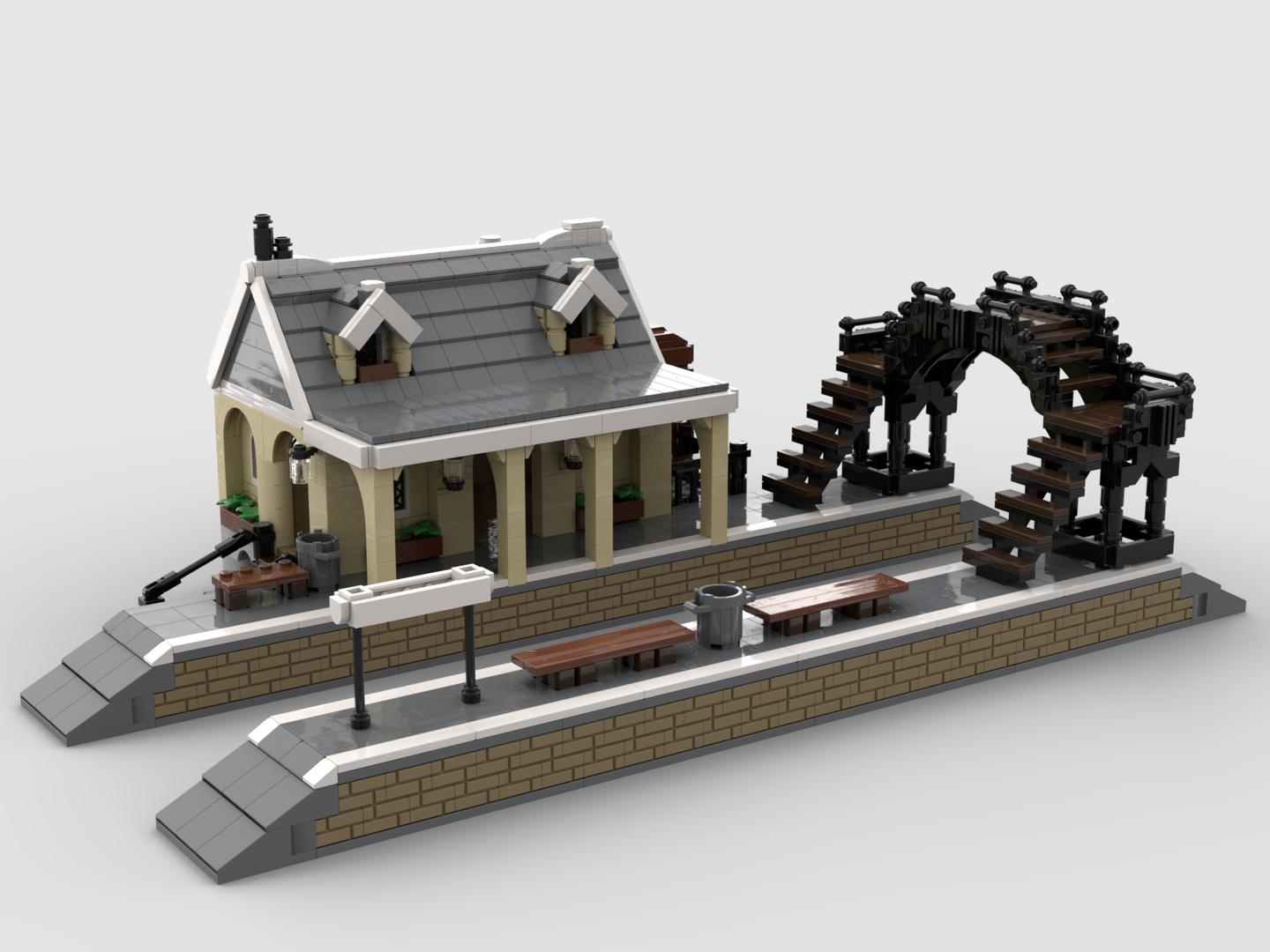 2 Platform Train Station