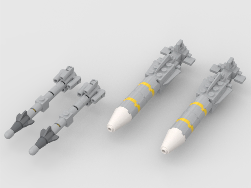 AIM 9 Sidewinder and AIM 54  Pheonix Missiles