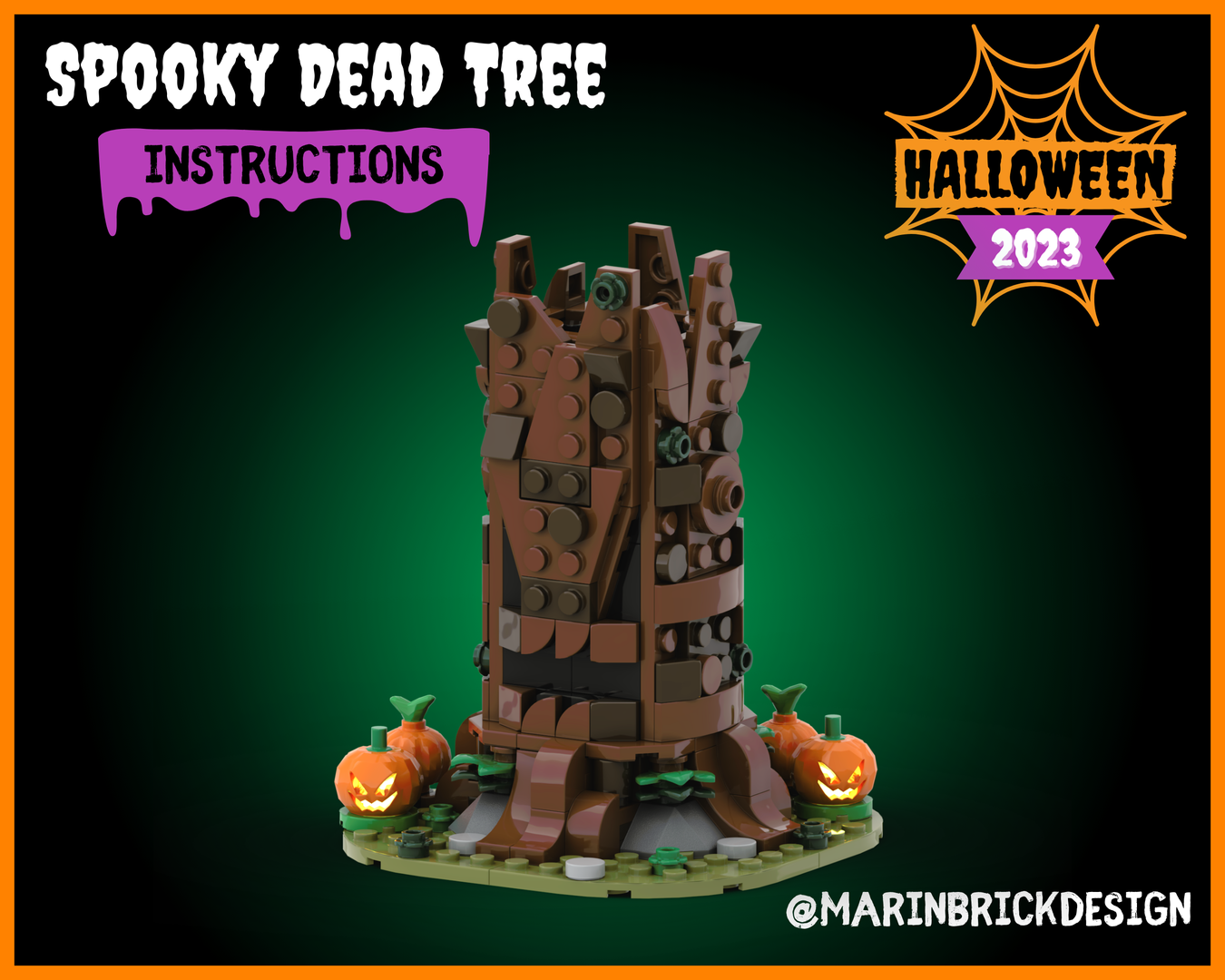 Spooky Dead Tree - Lego Halloween Moc