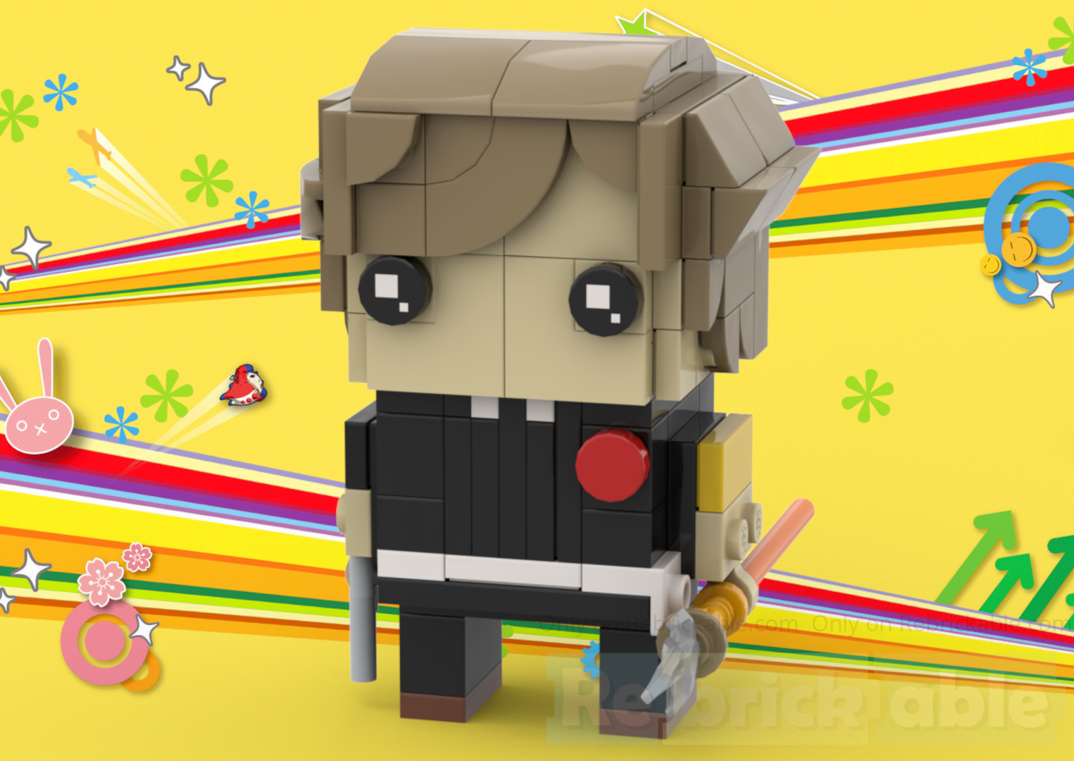 Ken Amada BrickHead - Persona 4 Arena Ultimax