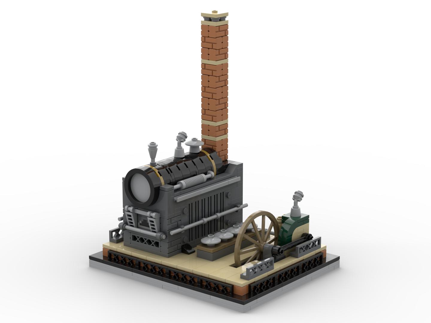 Steam Engine Toy, Model, Retro Steampunk Look