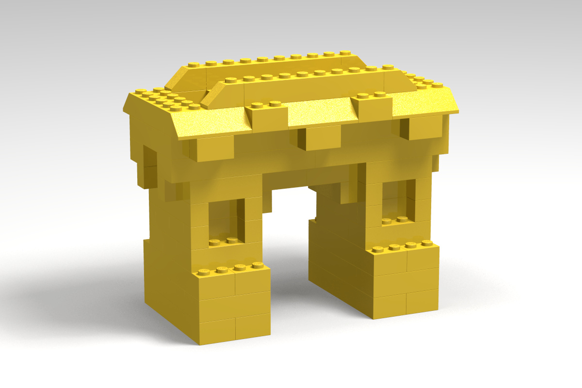 Basic Triumphal Arch (MOC-16050) - LEGO MOC | MOC Tracker