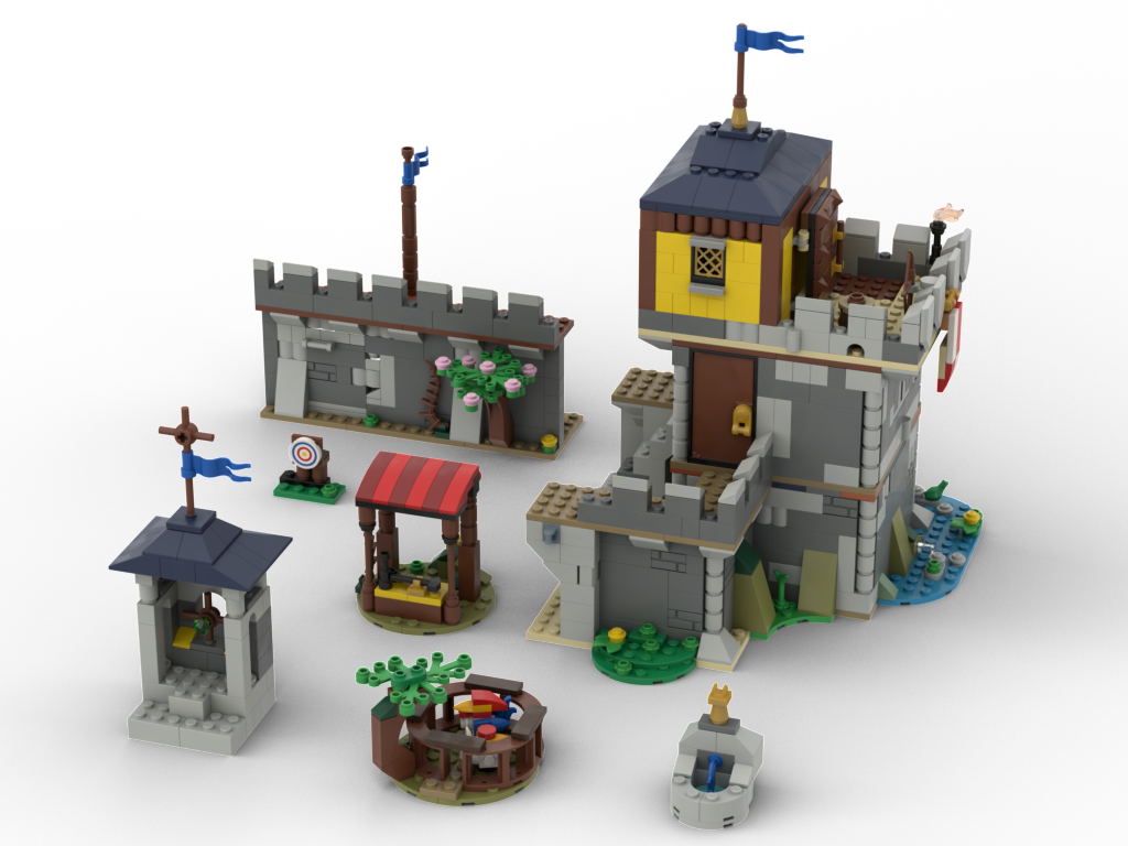 Expansion pack for the castle set 31120 -  Alternate Build 1x31120