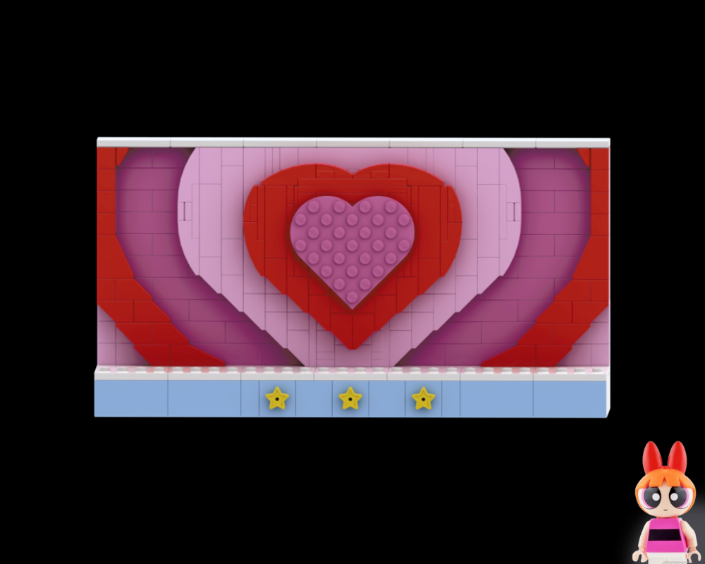 The Power puff Girls - Minifigures Display Stand