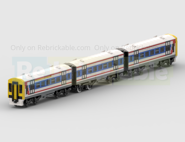 Class 159 3-Carriage DMU Train In Network Southeast Livery