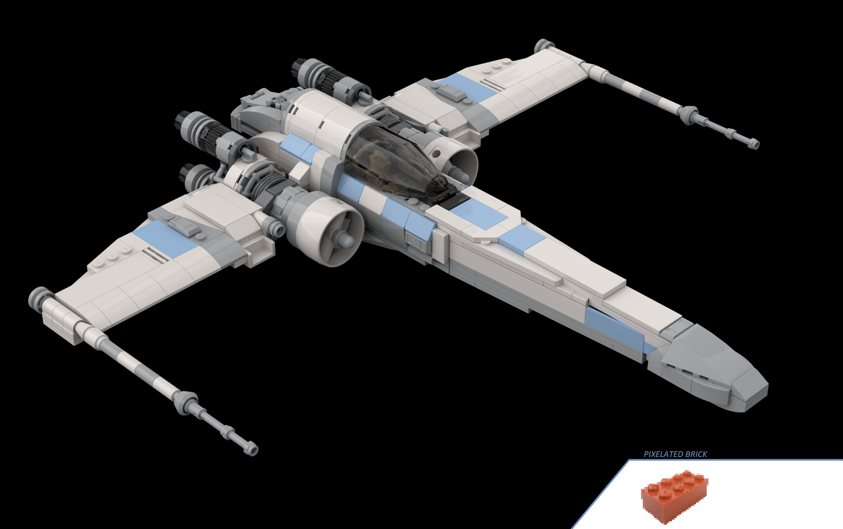 Z-95 Headhunter starfighter MOC