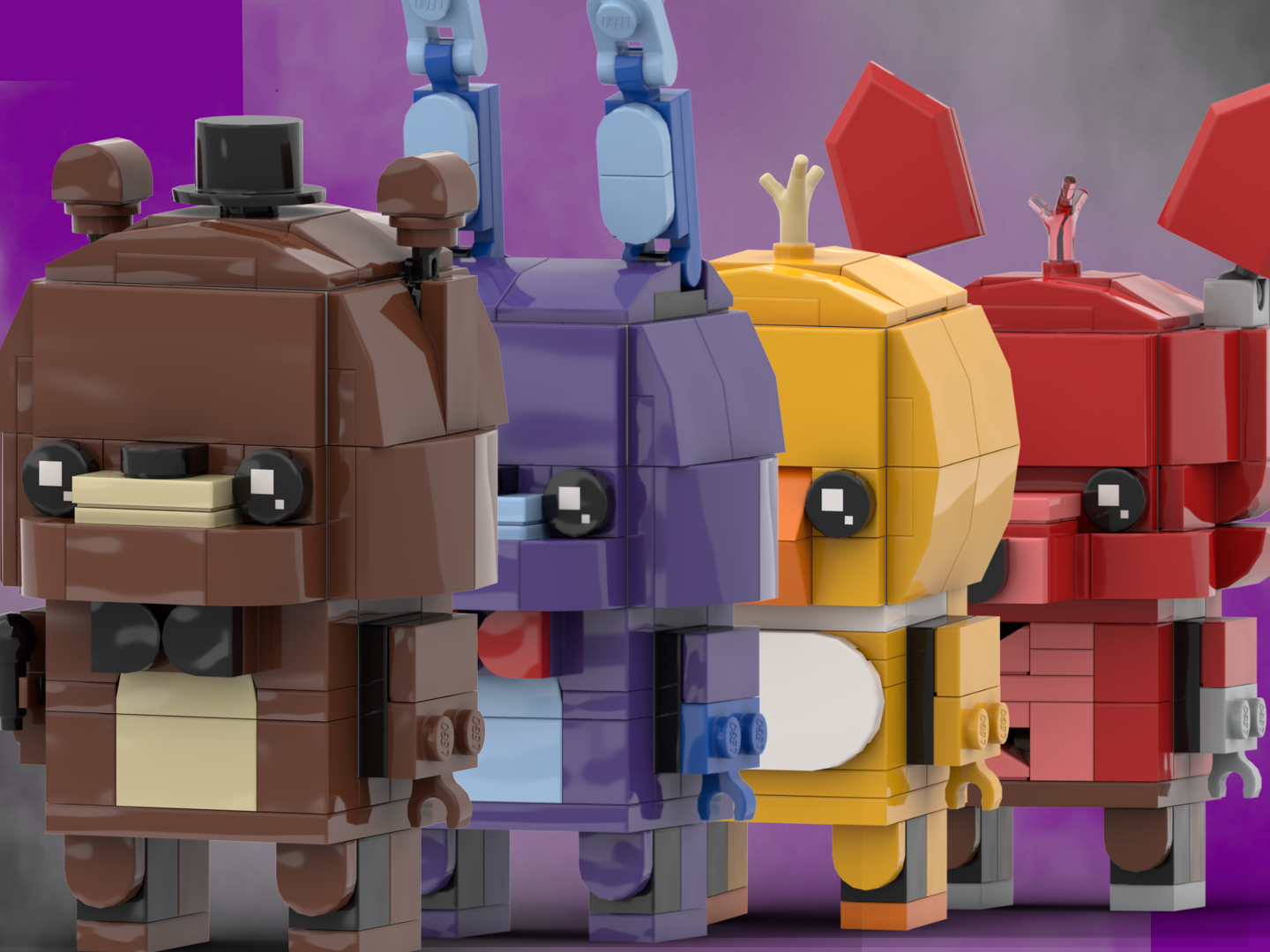 FNAF MOVIE BRICKHEADZ BUNDLE