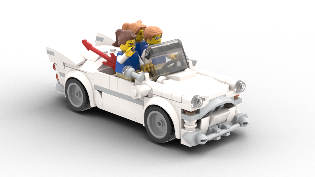 Vintage car for four