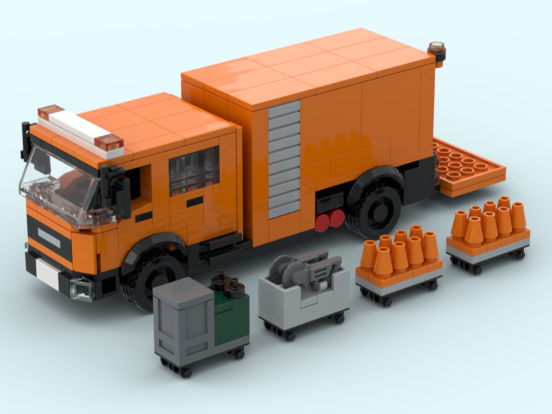 LKW Straßenmeisterei MAN Truck Road Service