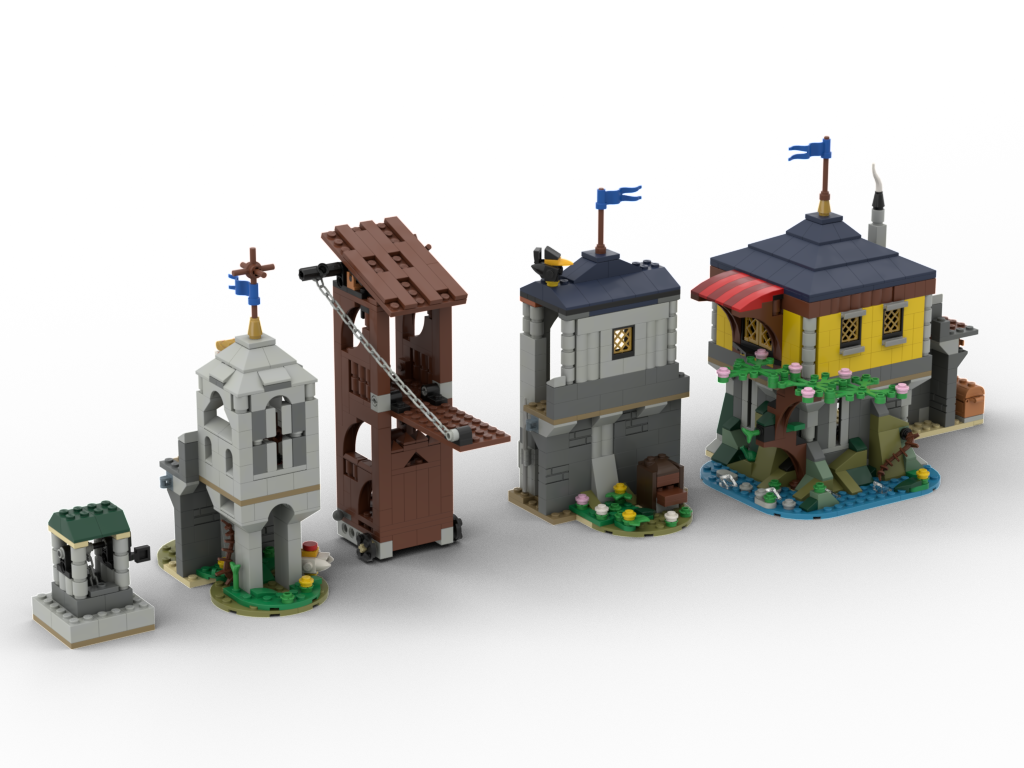 3rd Expansion pack for the castle set 31120 - Alternate Build 1x31120