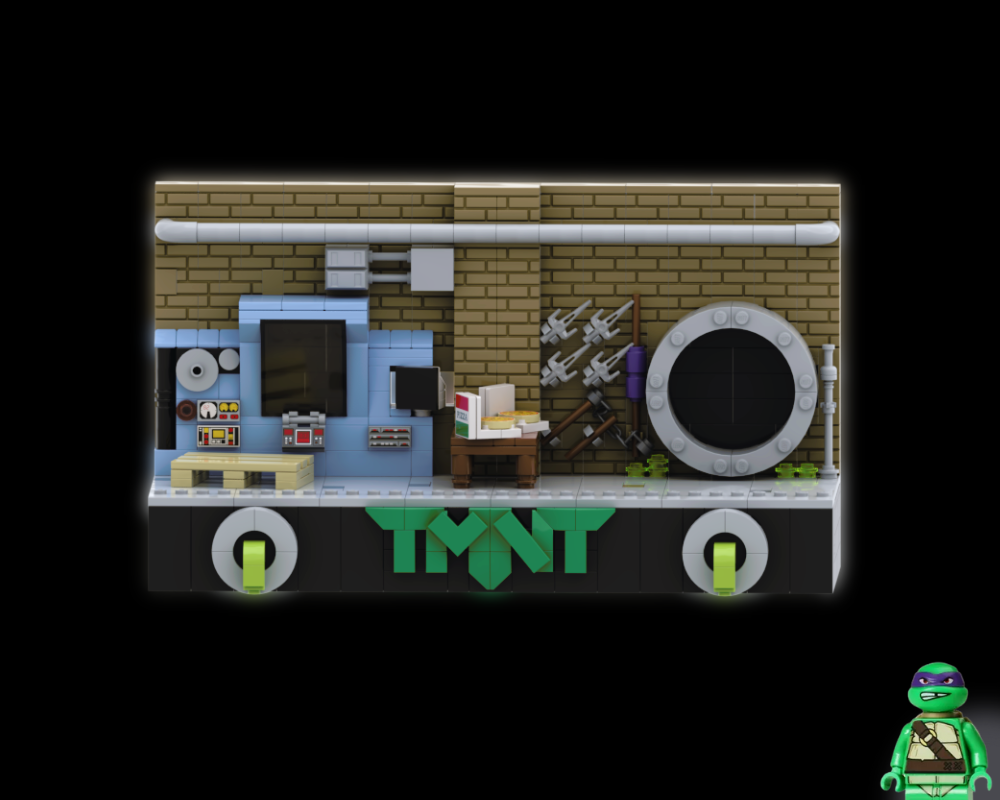 TMNT - Minifigures Display Stand