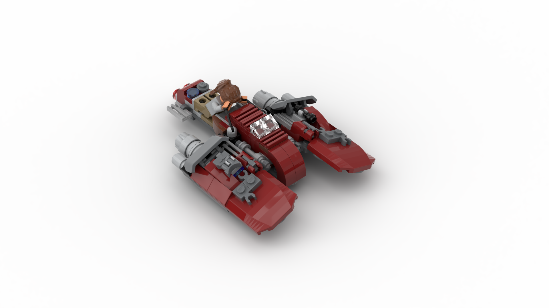 75099 Alternative Rey's Racer (Original by Brick Pasta) alternate build