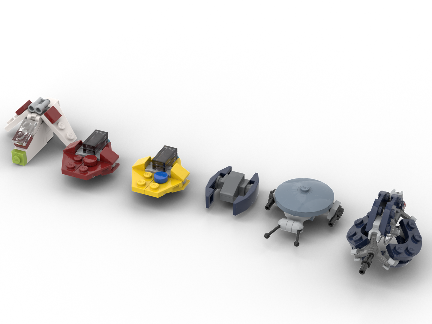 Micro Battlefront II Space Ships (UCS 75367 Venator add on)
