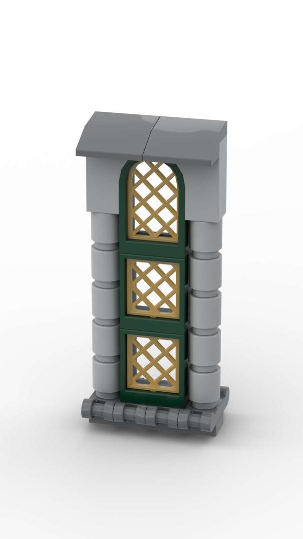 Simple Medieval Inspired Window Design
