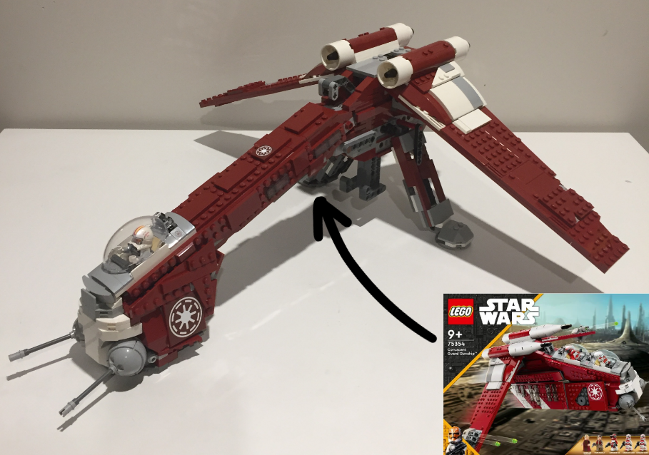 Coruscant Dropship (Alternative build)