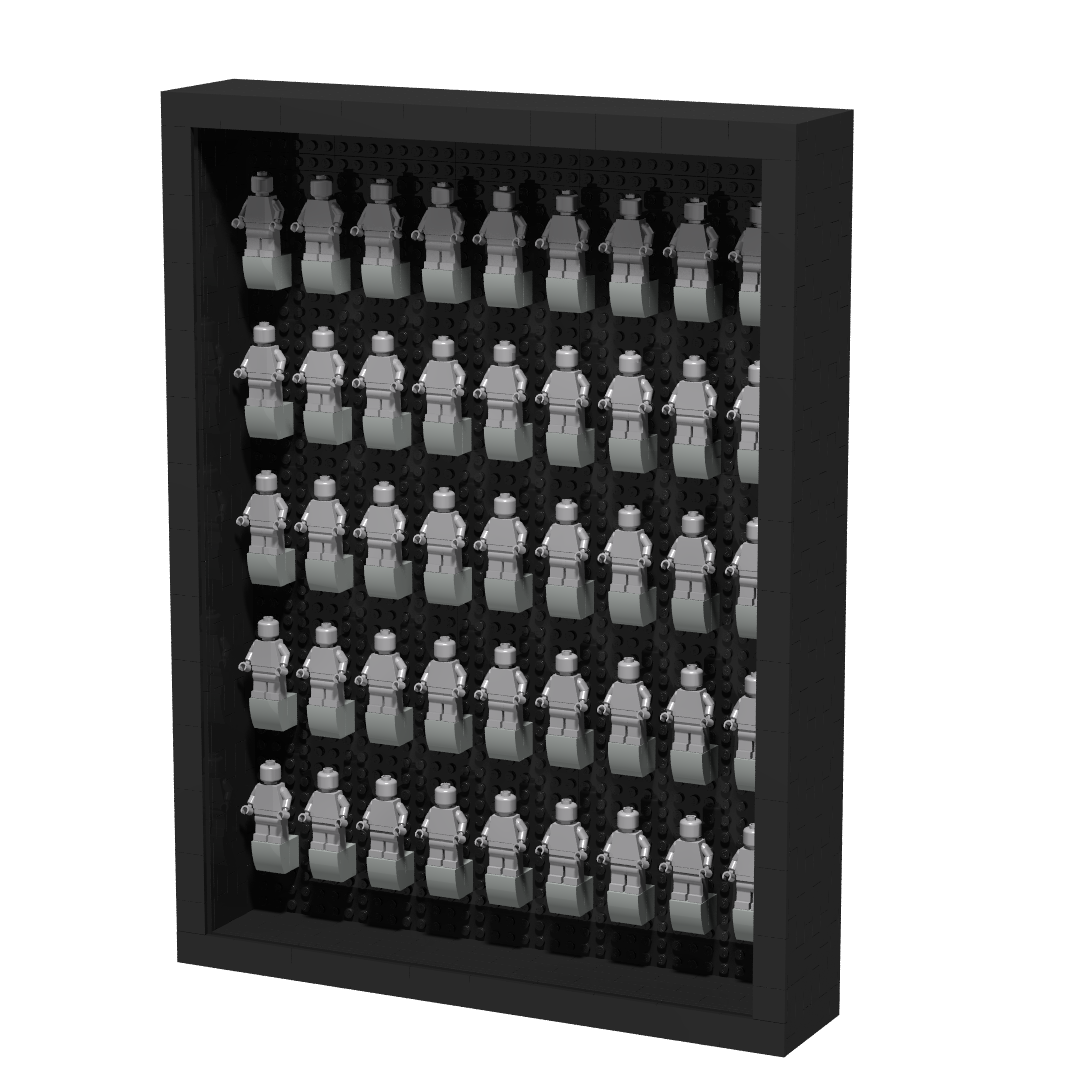 Dustproof Minifigure Display Frame #2