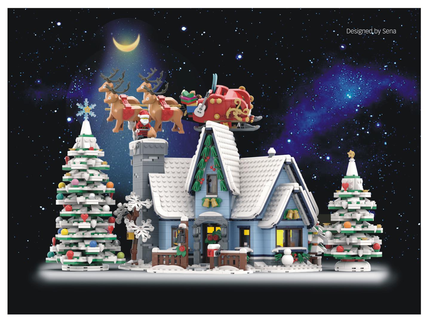 Santa's Visit – An Enchanted Winter Dream