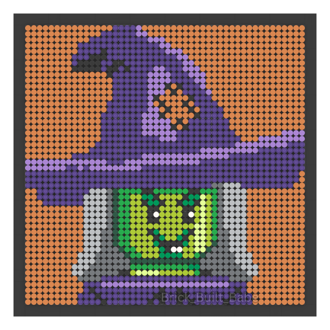 LEGO® Witch Mosaic