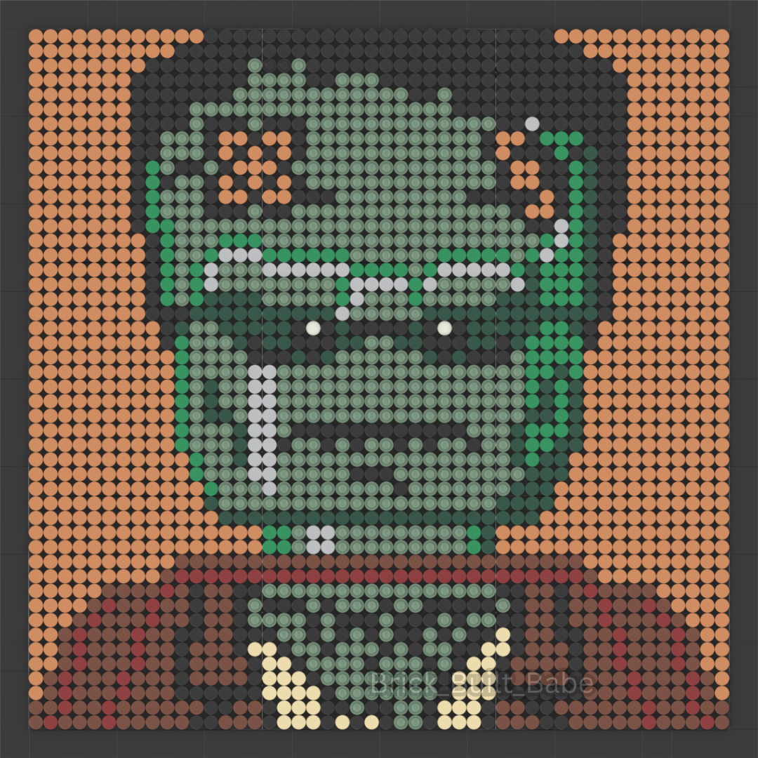 LEGO® Frankenstein's Monster Mosaic