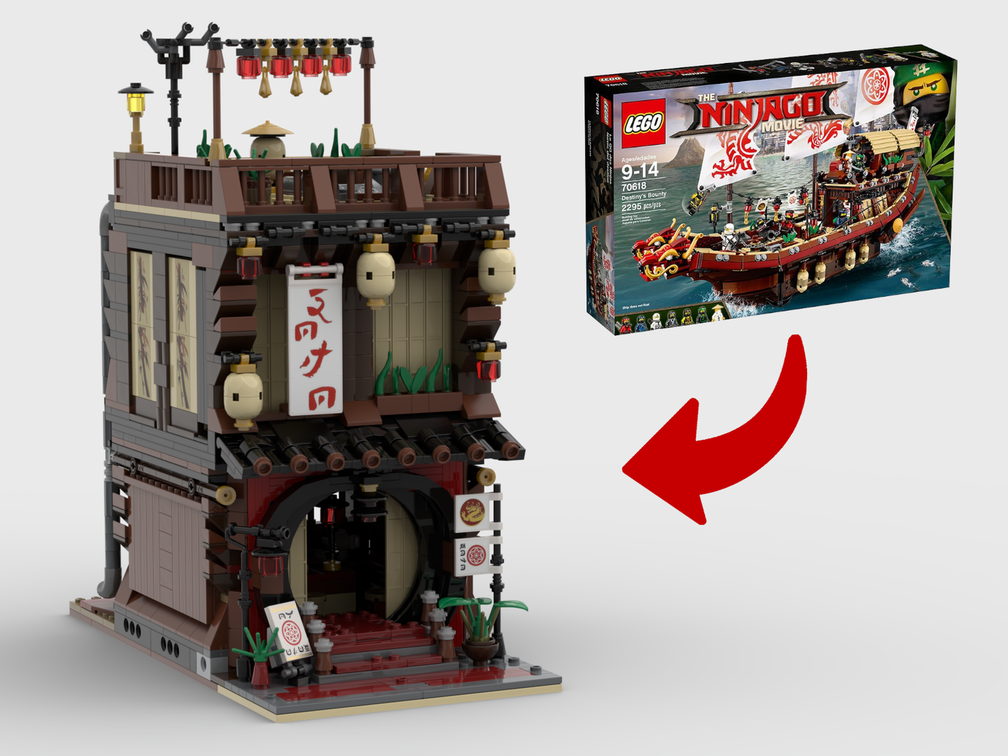 Modular Dojo And Sushi Bar alternate build
