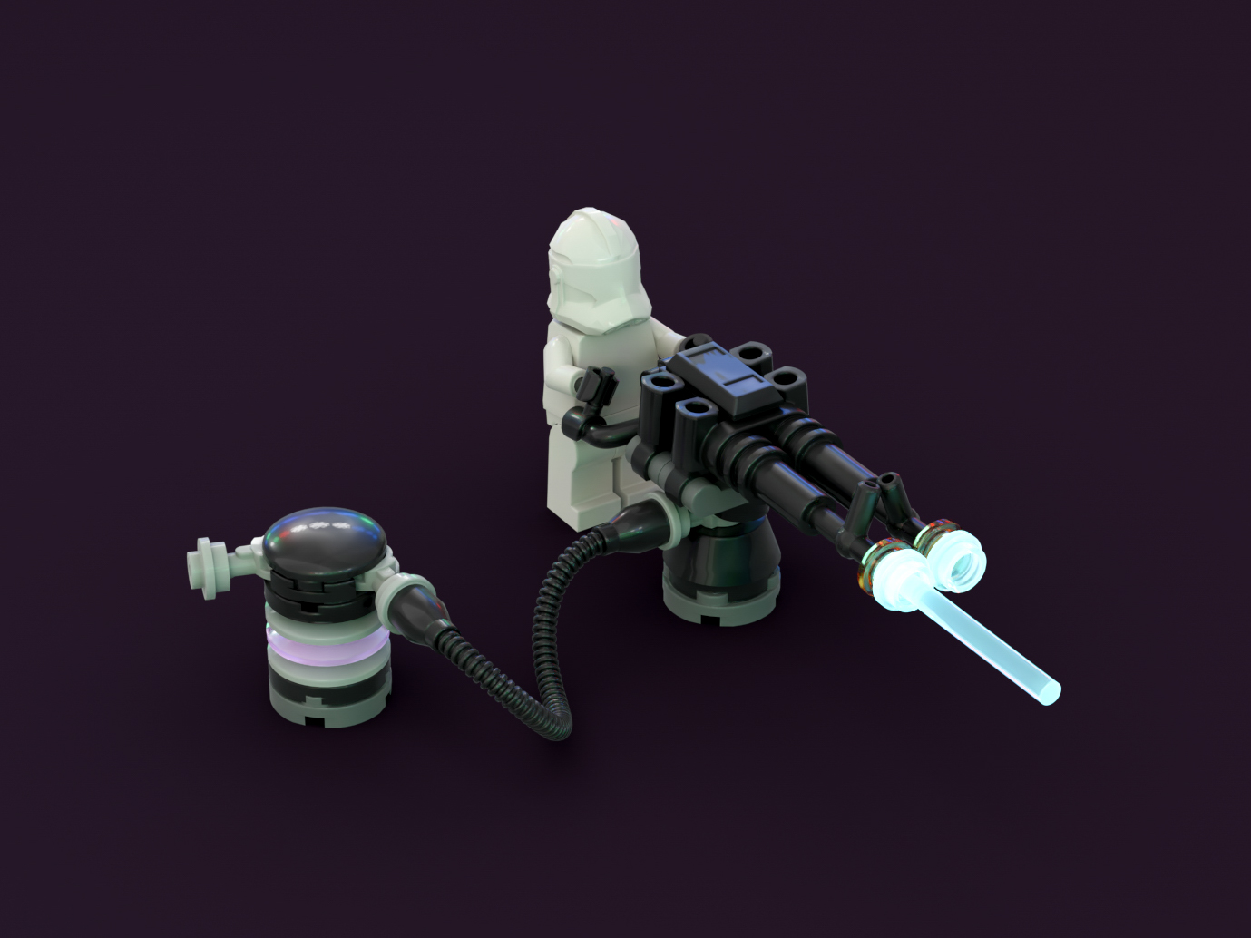 Star Wars - Weaponry Item 1 - Republic Infantry Blaster Cannon 1