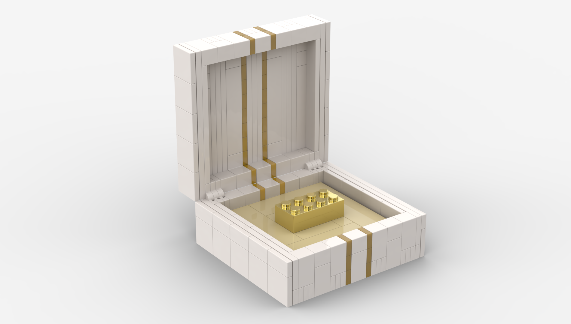 The Golden Brick - A luxurious jewelry case