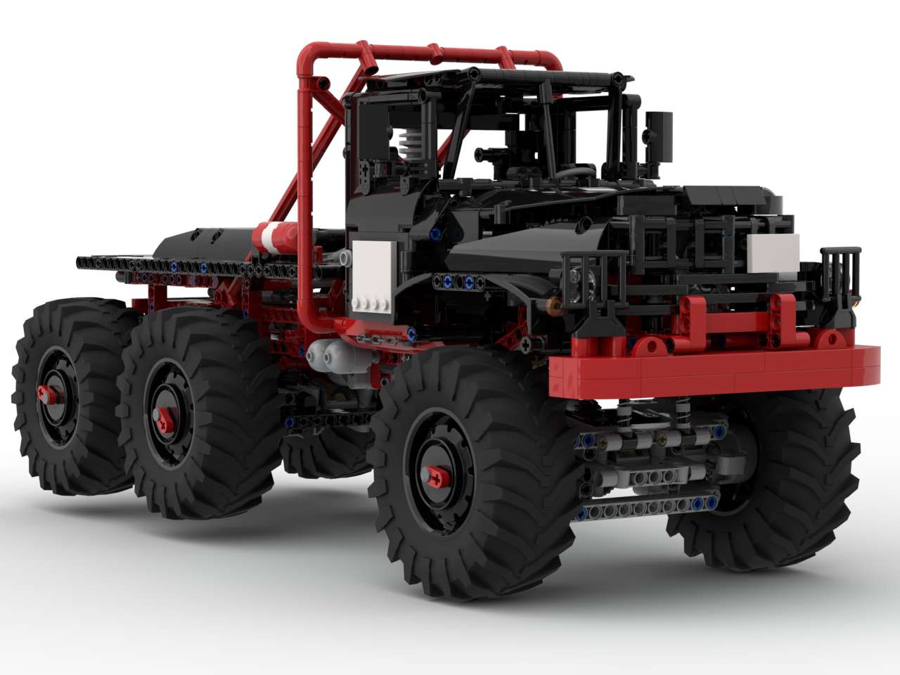 Trial Truck ZIL 131 6x6 Mk2 Center Difflock