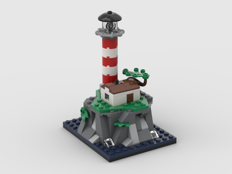Mini Lighthouse (MOC-163103) - LEGO MOC | MOC Tracker