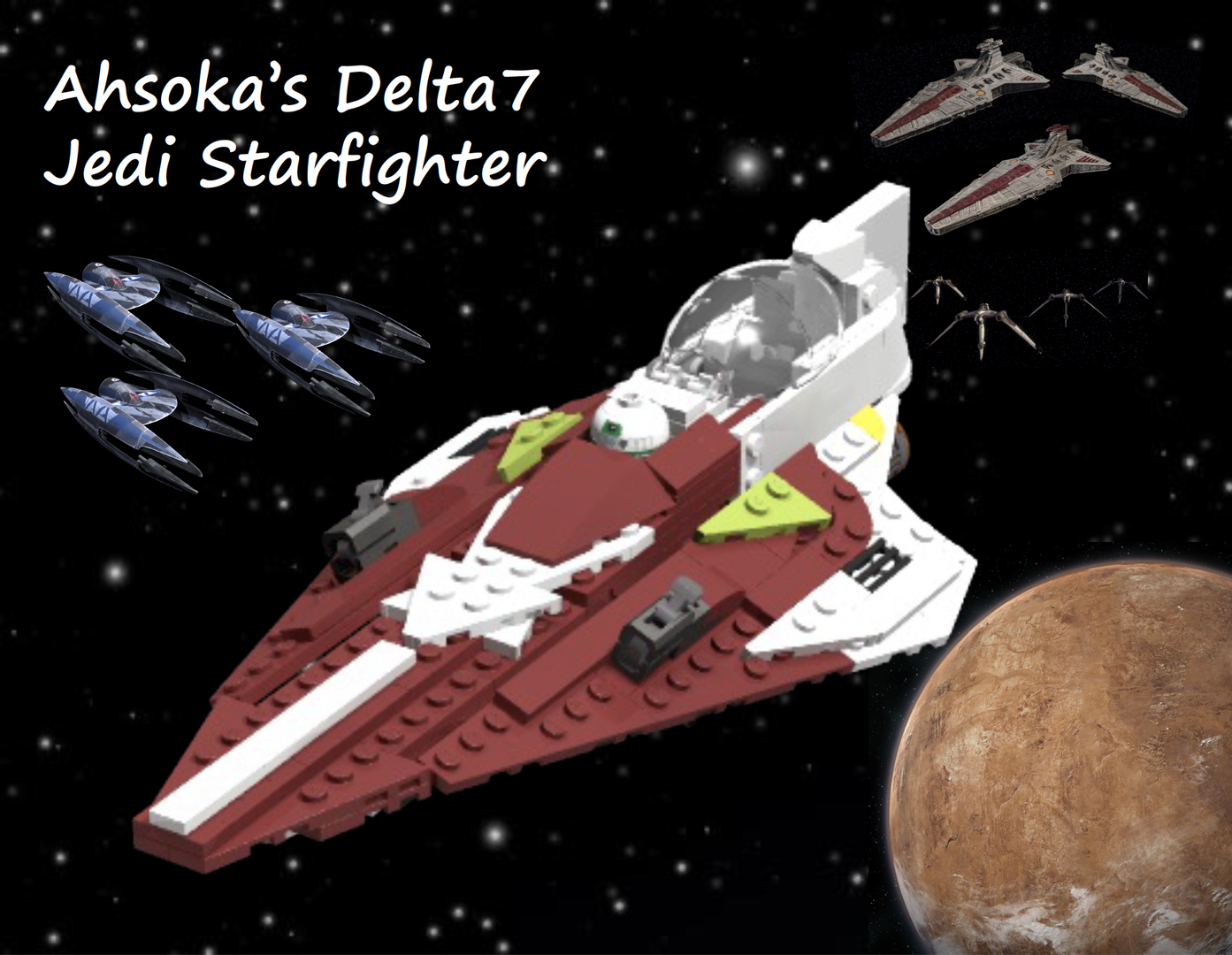 Ahsoka Tano's Delta7 Jedi Starfighter